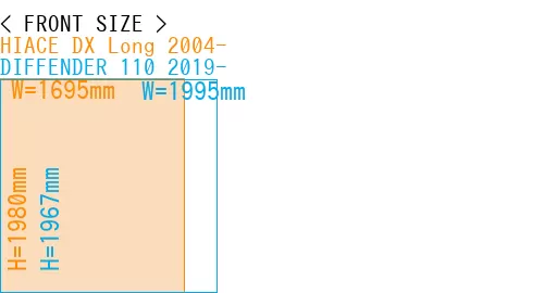 #HIACE DX Long 2004- + DIFFENDER 110 2019-